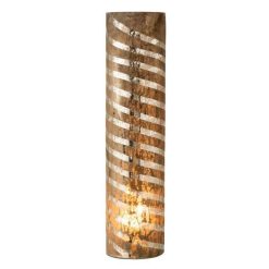 Alternative view of Offres ???? Paris Prix Vase Design En Verre Lignes 61cm Argent ????