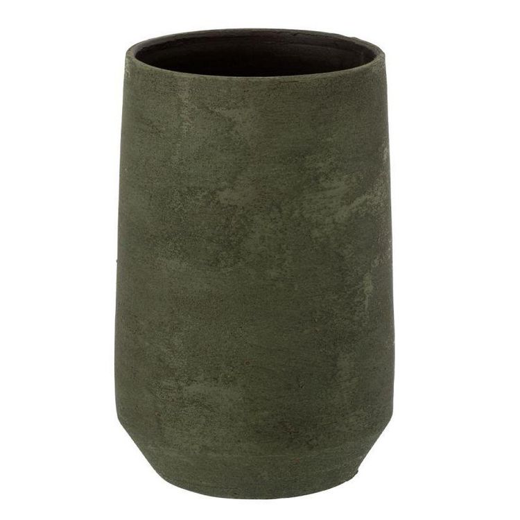 Nouveau ✨ Paris Prix Vase Design En Céramique Rugueux 25cm Vert ???? 3 Nouveau ✨ Paris Prix Vase Design En Céramique Rugueux 25cm Vert ????