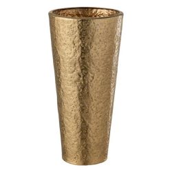 Le moins cher ???? Paris Prix Vase Design En Aluminium Burok 51cm Or ????