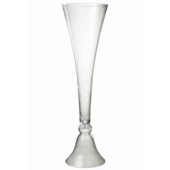 Vente flash ???? Paris Prix Vase Design En Verre Elsa 101cm Transparent ⌛