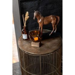 Alternative view of Bon marché ???? Paris Prix Vase Sur Pied Design Bezu 17cm Marron ????
