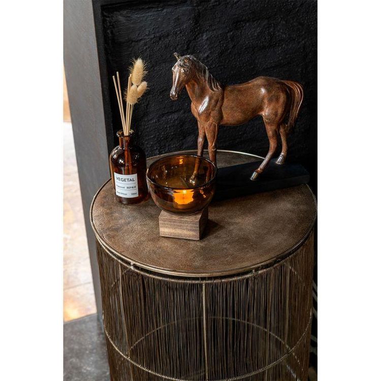 Bon marché ???? Paris Prix Vase Sur Pied Design Bezu 17cm Marron ???? 4 Bon marché ???? Paris Prix Vase Sur Pied Design Bezu 17cm Marron ???? – Image 2