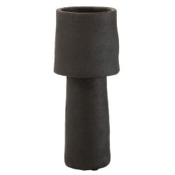 Meilleure affaire ???? Paris Prix Vase Déco En Ciment Viktor 43cm Noir ????
