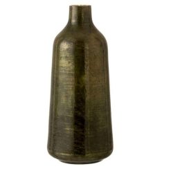 Promo ???? Paris Prix Vase Rond Design En Verre Vuitape 26cm Vert ✔️