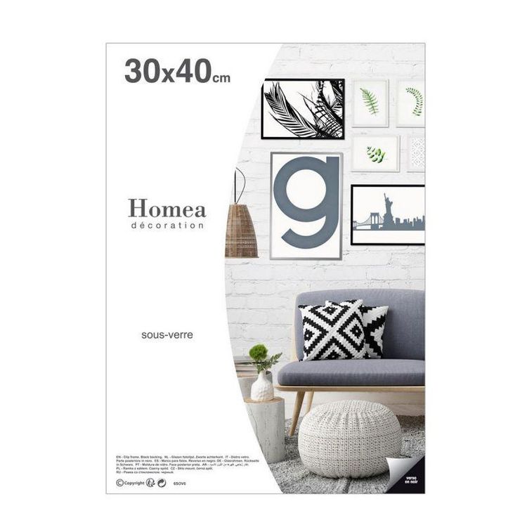 Paris Prix Cadre Sous Verre Ilua 30x40cm Transparent Le moins cher ???? Paris Prix Cadre Sous Verre Ilua 30x40cm Transparent ???? -ATMOSPHERA Shop unnamed file 308