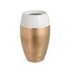 Vente flash ???? Paris Prix Vase Design Bord Terre Cuite 30cm Blanc & Or ???? -ATMOSPHERA Shop unnamed file 3089
