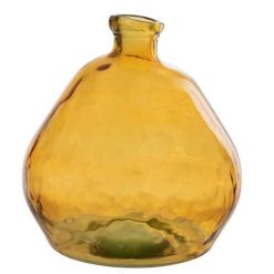 Acheter ???? Paris Prix Vase Rond Design En Verre Laura 47cm Ocre ????