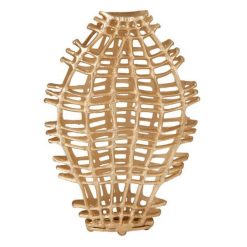 Acheter ⭐ Paris Prix Vase Design Barres Décoratives 64cm Or ✔️