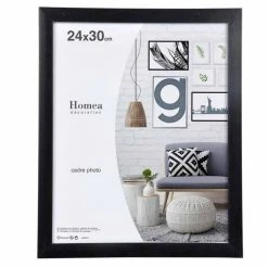 Budget ❤️ Paris Prix Cadre Photo Déco Pep's 24x30cm Noir ❤️