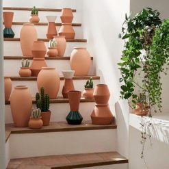 Alternative view of Meilleure affaire ???? Vase Design Terre Cuite Alicante 30cm Terracotta ????