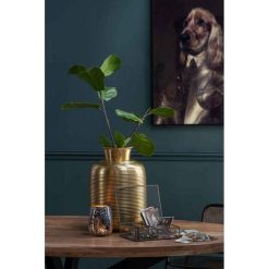 Alternative view of Remise ✨ Paris Prix Vase Design En Aluminium Anneaux 45cm Or ❤️
