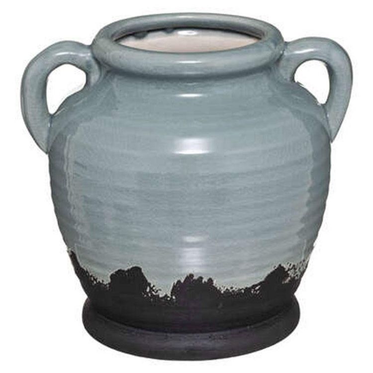 Nouveau ✔️ Vase Anse Design Garden 20cm Vert Céladon ✔️ 3 Nouveau ✔️ Vase Anse Design Garden 20cm Vert Céladon ✔️