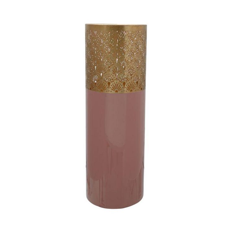 Grosses soldes ???? Paris Prix Vase Rond Design Decoa 60cm Rose & Or ???? 3 Grosses soldes ???? Paris Prix Vase Rond Design Decoa 60cm Rose & Or ????