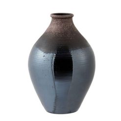 Remise ???? Paris Prix Vase Design En Céramique Brillant 65cm Marron ????