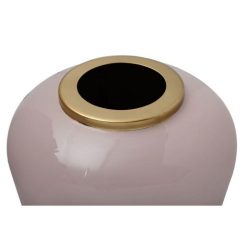 Alternative view of Le moins cher ???? Paris Prix Vase Rond Design Touna 91cm Rose & Or ????