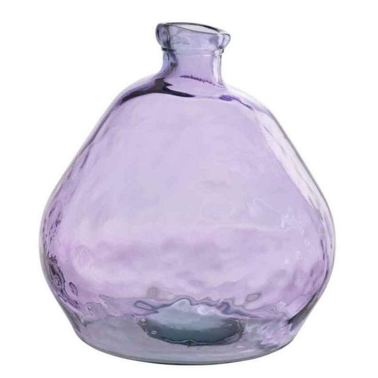 Promo ???? Paris Prix Vase Rond Design En Verre Laura 46cm Lilas ???? 3 Promo ???? Paris Prix Vase Rond Design En Verre Laura 46cm Lilas ????