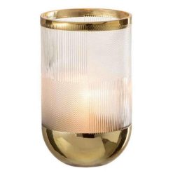 Alternative view of Offres ✨ Paris Prix Vase Design Sucomba 21cm Transparent & Or ????
