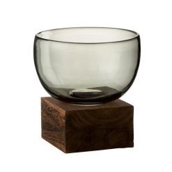 Grosses soldes ???? Paris Prix Vase Rond Design Socle 19cm Marron ????
