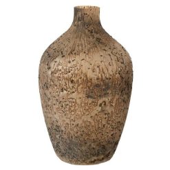 Nouveau ???? Paris Prix Vase Rond En Verre Design Wyll 49cm Marron ????