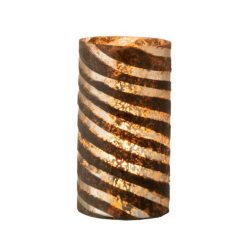 Alternative view of Promo ???? Paris Prix Vase Design En Verre Lignes 26cm Argent ????