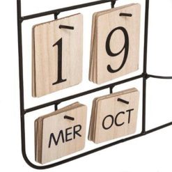 Remise ⌛ Horloge Murale & Date Camille 51cm Noir ❤️ -ATMOSPHERA Shop unnamed file 3163