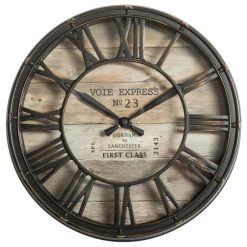 Le moins cher ???? Pendule Vintage Express 21cm Marron ????