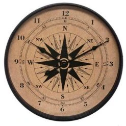 Vente flash 😍 Horloge Murale Design Loft 38cm Naturel 😀