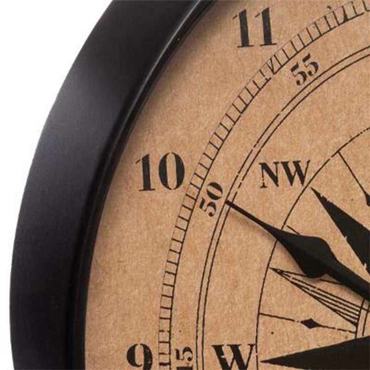 Horloge Murale Design Loft 38cm Naturel Vente flash ???? Horloge Murale Design Loft 38cm Naturel ???? -ATMOSPHERA Shop unnamed file 3175