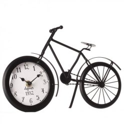 Offres ???? Pendule à Poser Vélo 28cm Noir ????
