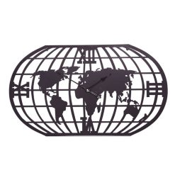 Les meilleures critiques de ???? HEART OF THE HOME Pendule Planisphère En Métal - 100 X 58 Cm - Noir ????