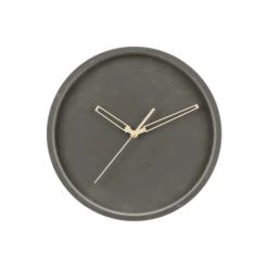 Promo ⌛ Karlsson Horloge Murale En Velours Lush - Diam. 30 Cm - Gris 💯