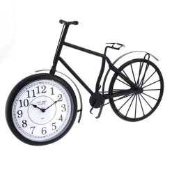 Sortie ✔️ ATMOSPHERA Pendule Décorative Vélo - L. 49 Cm - Métal ????