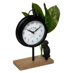 Remise 🌟 Horloge à Poser Design Cuba 28cm Noir ❤️