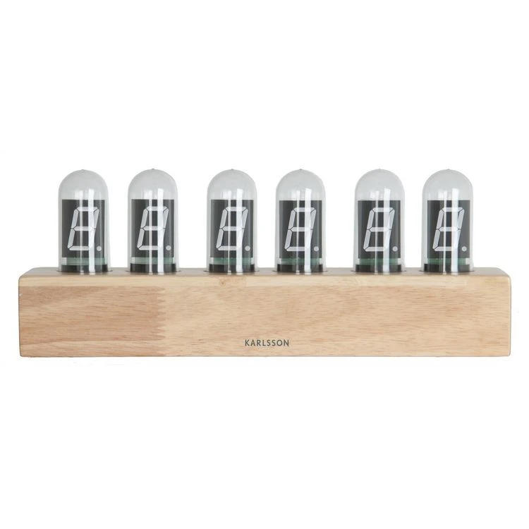 Acheter ✔️ Karlsson Horloge à Poser Vintage Base Bois Cathode - Marron Chêne ⭐ 4 Acheter ✔️ Karlsson Horloge à Poser Vintage Base Bois Cathode - Marron Chêne ⭐ – Image 2