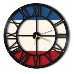 Top 10 ???? HOME MANIA Horloge Murale En Métal Wall Tricolore - Diam. 50 Cm - Noir ????