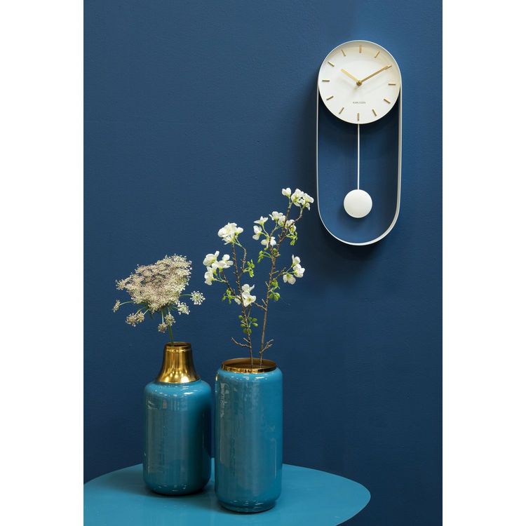 Remise ???? Karlsson Horloge à Balancier Design Charm - H. 50 Cm - Blanc ???? 5 Remise ???? Karlsson Horloge à Balancier Design Charm - H. 50 Cm - Blanc ???? – Image 3