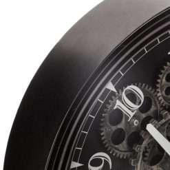 Alternative view of Vente flash ???? Pendule Vintage En Métal Luxe 37cm Noir ????