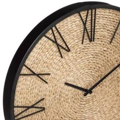 Coupon ⌛ Horloge Murale Déco En Paille Nico 50cm Beige 🌟 -ATMOSPHERA Shop unnamed file 3252