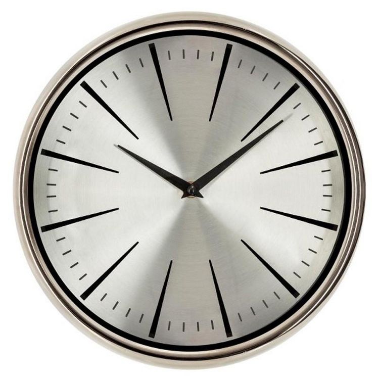 Horloge Murale Design Verre Bombé 30cm Argent Promo ???? Horloge Murale Design Verre Bombé 30cm Argent ???? -ATMOSPHERA Shop unnamed file 3256