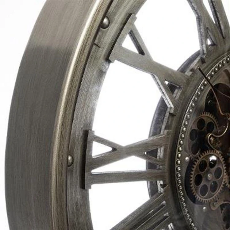 Meilleure affaire 🤩 Horloge Murale Design Mécanisme 80cm Gris ❤️ 4 Meilleure affaire 🤩 Horloge Murale Design Mécanisme 80cm Gris ❤️ – Image 2