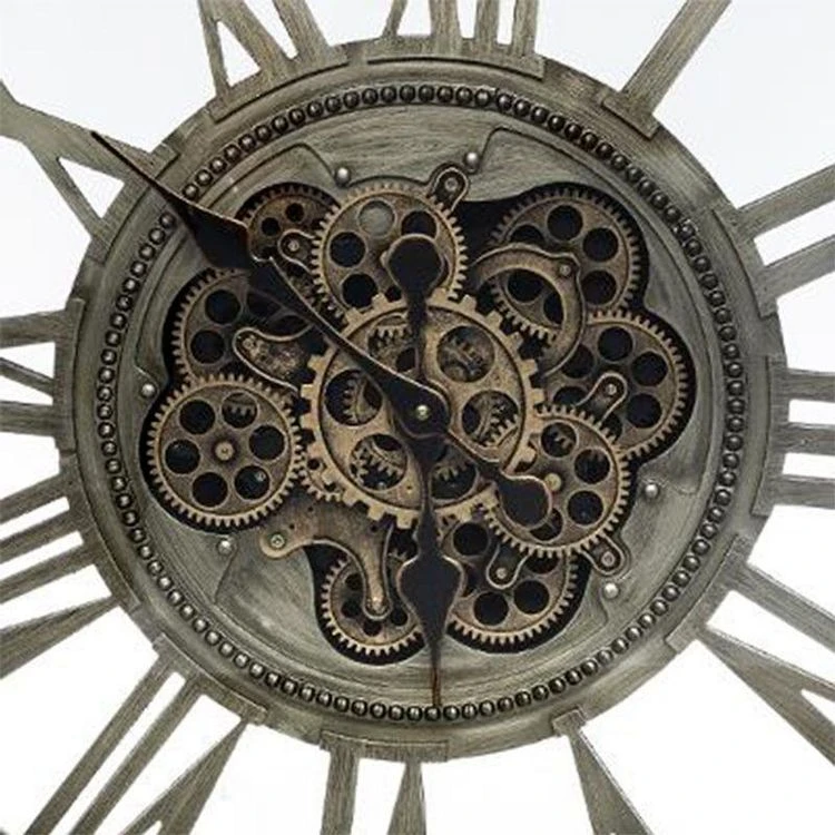 Meilleure affaire 🤩 Horloge Murale Design Mécanisme 80cm Gris ❤️ 5 Meilleure affaire 🤩 Horloge Murale Design Mécanisme 80cm Gris ❤️ – Image 3