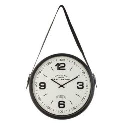 Sortie ???? Horloge Métal Belt Spirit 39cm Noir ????