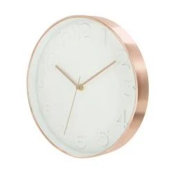Acheter 🎉 Paris Prix Horloge Murale Gold 30cm Blanc & Cuivre ⭐
