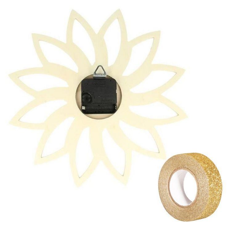 Youdoit Horloge en bois soleil Ø 30 cm + masking tape doré à paillettes 5 m Vente flash ???? Youdoit Horloge En Bois Soleil Ø 30 Cm + Masking Tape Doré à Paillettes 5 M ???? -ATMOSPHERA Shop unnamed file 3276