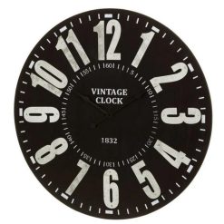Tout neuf ⌛ Horloge Ronde Noir Diam60cm Vintage Clock ⌛