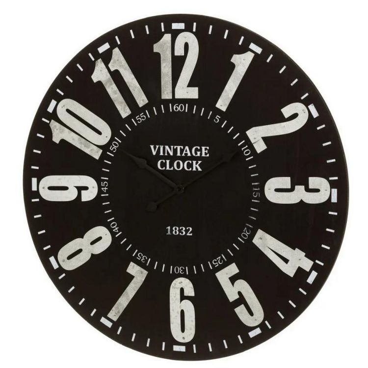 Horloge ronde noir Diam60cm Vintage Clock Tout neuf ⌛ Horloge Ronde Noir Diam60cm Vintage Clock ⌛ -ATMOSPHERA Shop unnamed file 3281