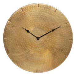 Meilleure vente âïž Horloge Murale En MĂ©tal Design Oasis 49cm Or ????