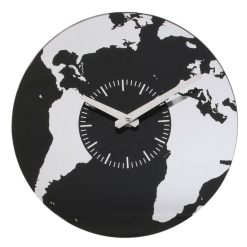 Top 10 ✨ The Home Deco Factory Horlorge Murale Design Mappemonde - Diam. 30 Cm - Noir ????