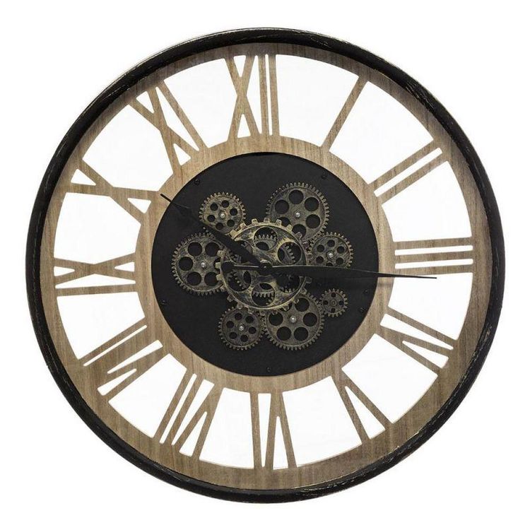 Promo ???? Pendule Murale Mécanique Paul 57cm Naturel ✔️ 3 Promo ???? Pendule Murale Mécanique Paul 57cm Naturel ✔️