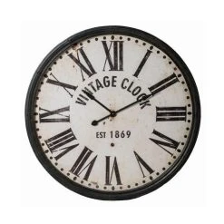 Acheter 🔔 Pendule Métal Vintage 113cm Marron 😀